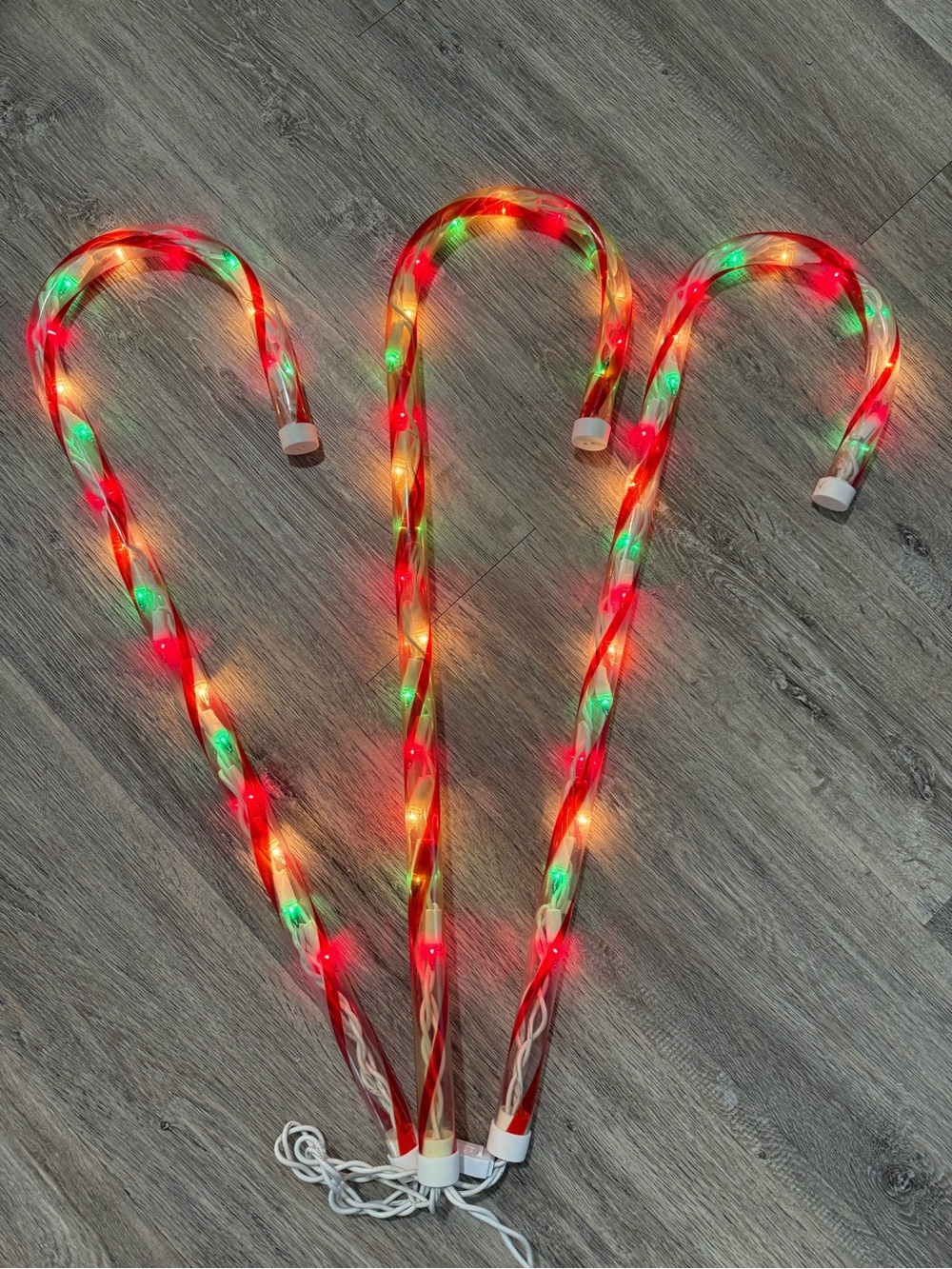Vintage Candy Cane Light Set